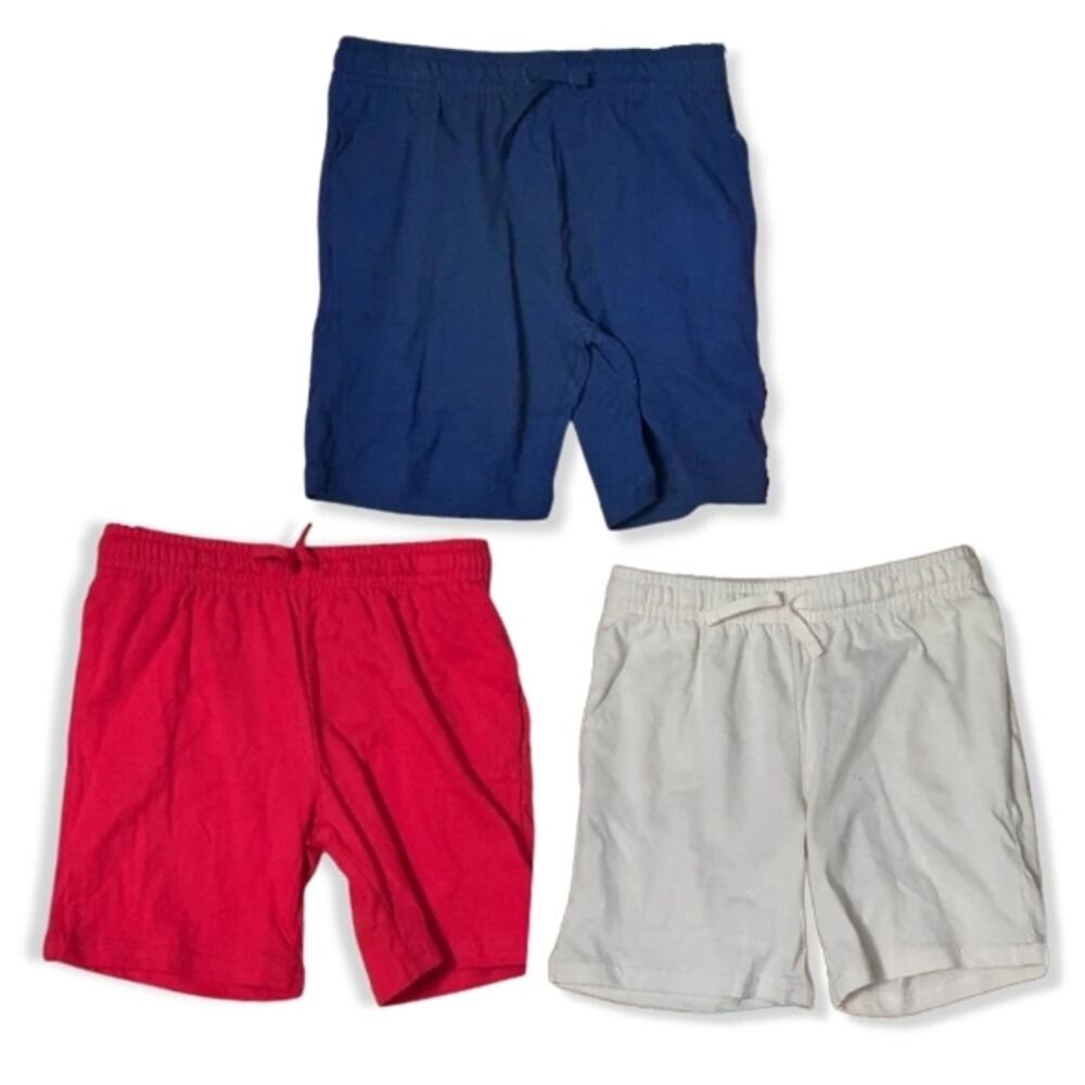 H&M Pull On Shorts Set of 3 with Drawstring Elastic Waist Multicolor Size 6x NWT